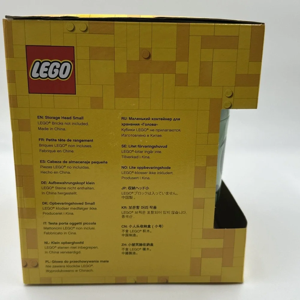 LEGO Halloween Zombie Storage Head Large Stackable Box Collectible